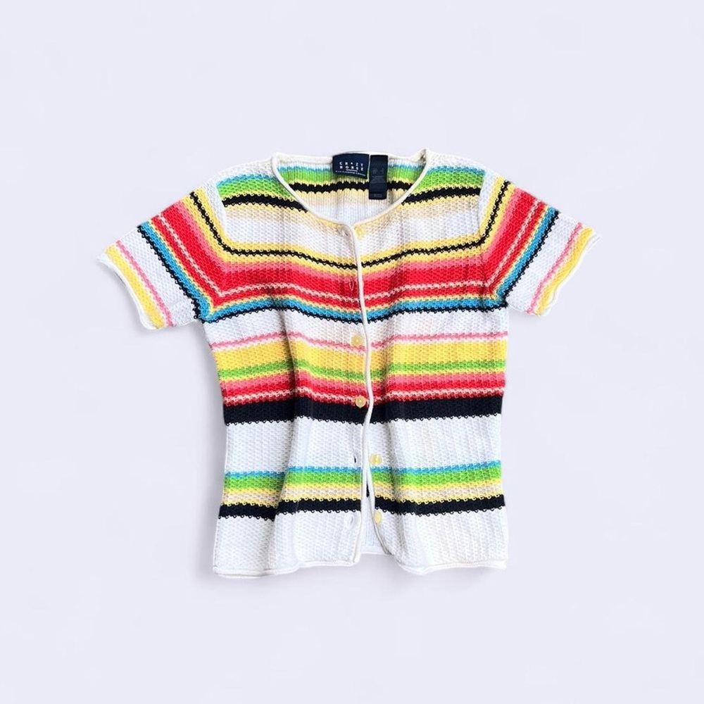 Vintage short sleeve cardigan